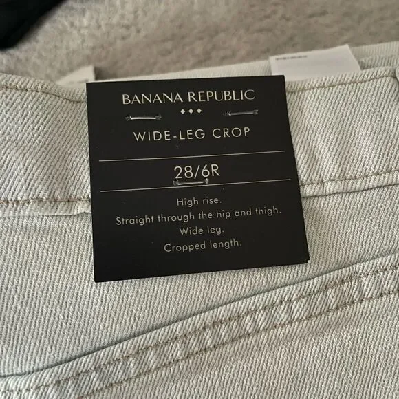 Banana Republic Wide-Leg Crop Jean - Picture 12 of 16